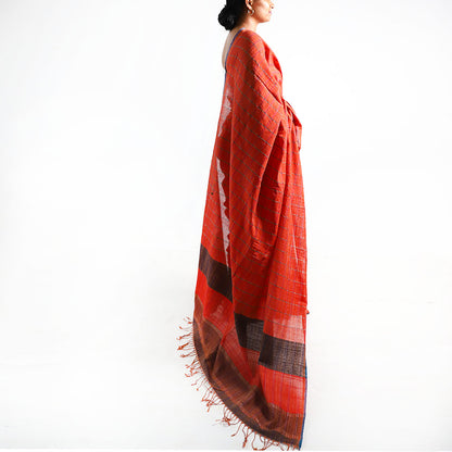 Silver Sunrise Handloom Saree