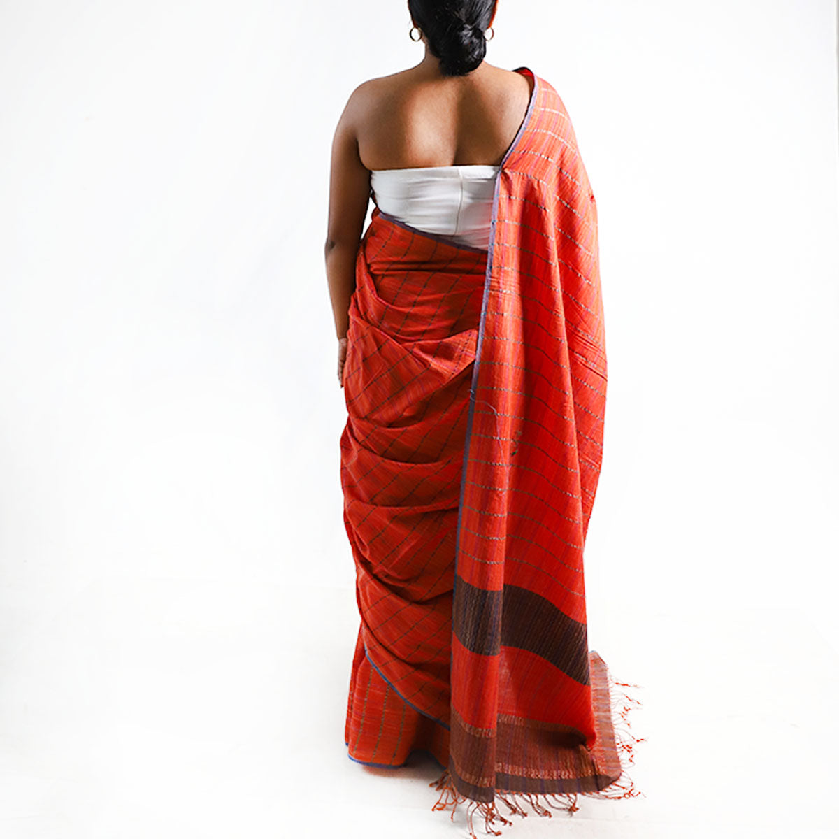 Silver Sunrise Handloom Saree