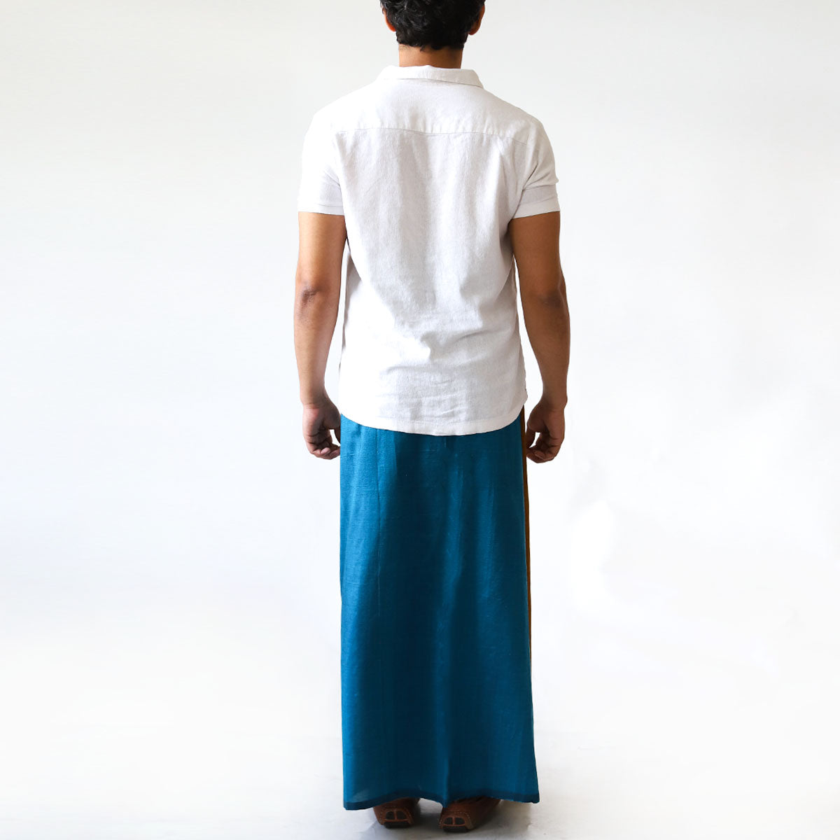 Bronze Blues Handloom Sarong