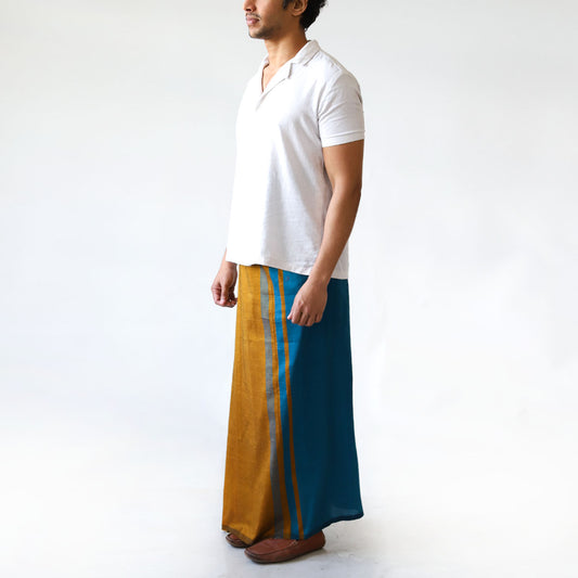 Bronze Blues Handloom Sarong