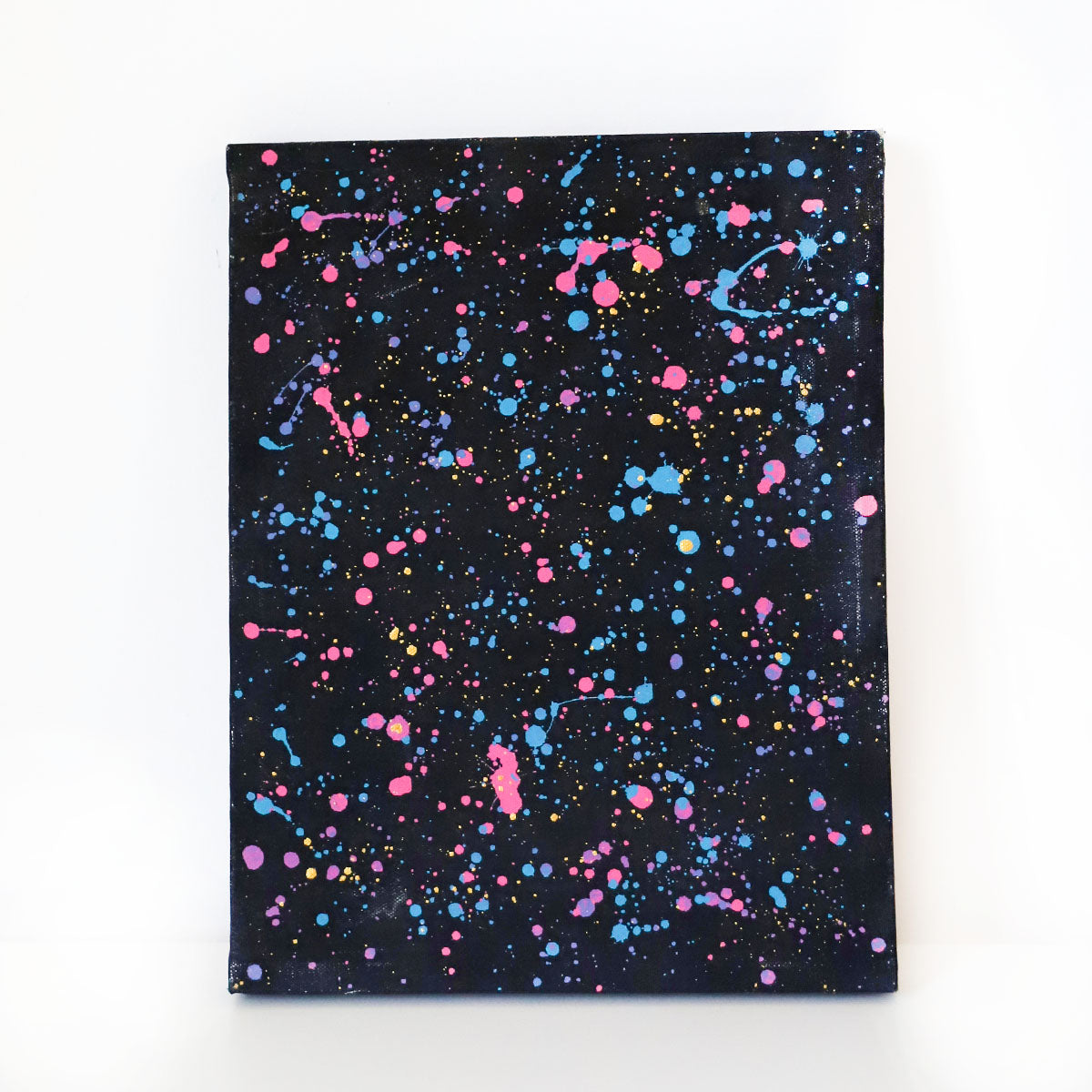 Raining Pink and Blue Painting