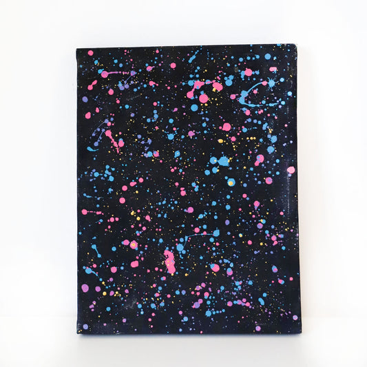 Raining Pink and Blue Painting