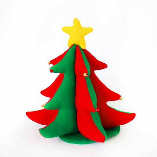 Cheerful Christmas Tree Handloom Soft Toy