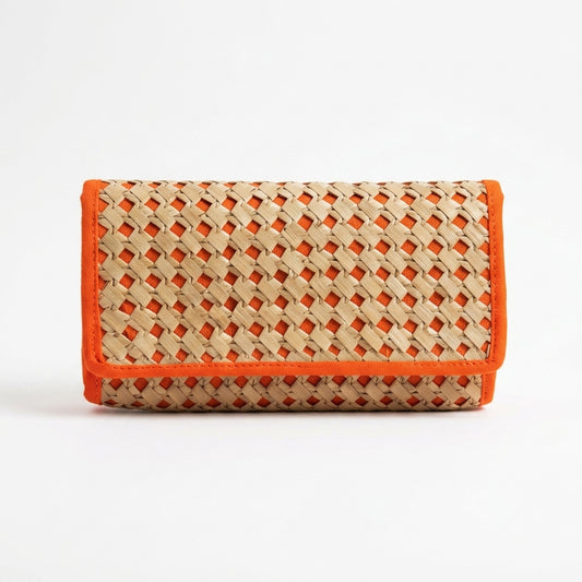 Orange Knot Palmyrah Wallet
