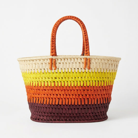 Earthy Palmyra Shopping Basket