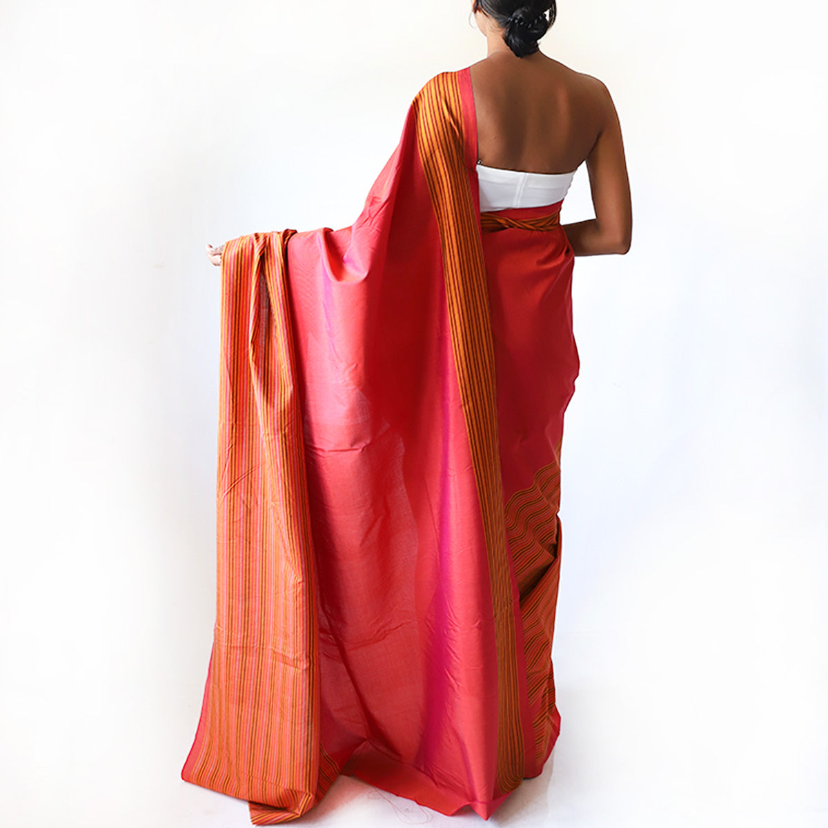 Sunset Glow Handloom Saree