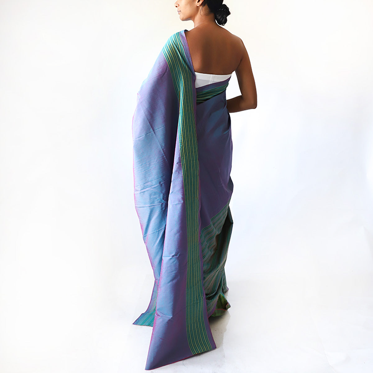 Twilight Harmony Handloom Saree