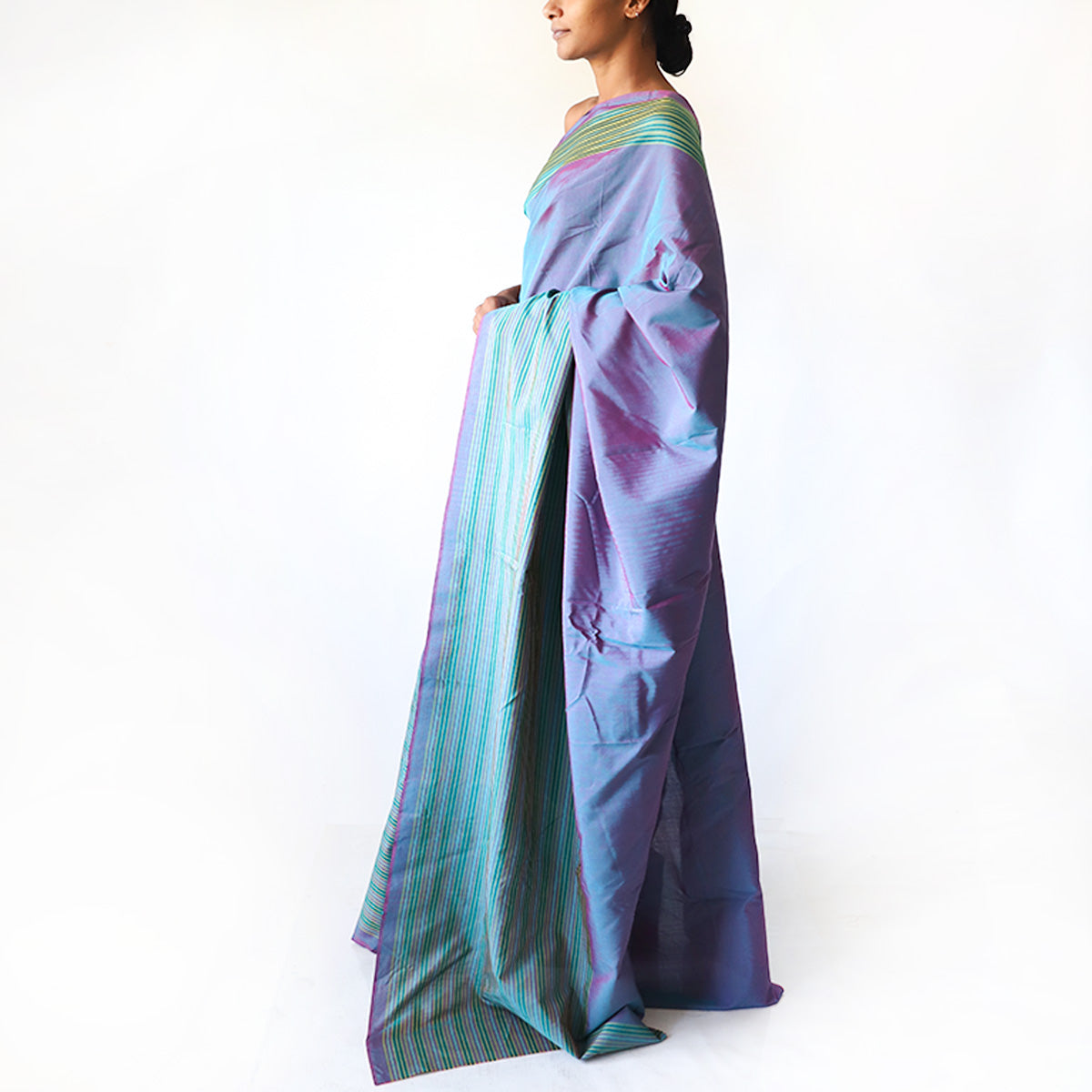 Twilight Harmony Handloom Saree