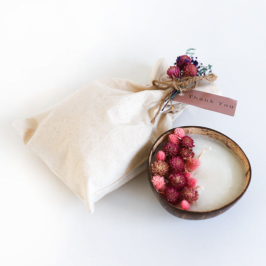 Coconut Bloom Pouch Candle