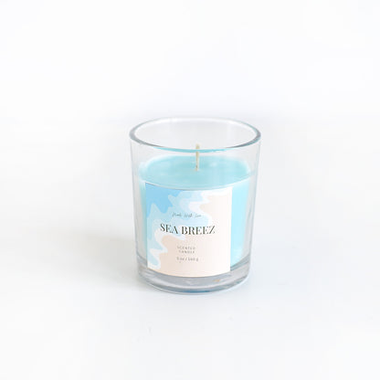 Sea Breeze Glass Candle