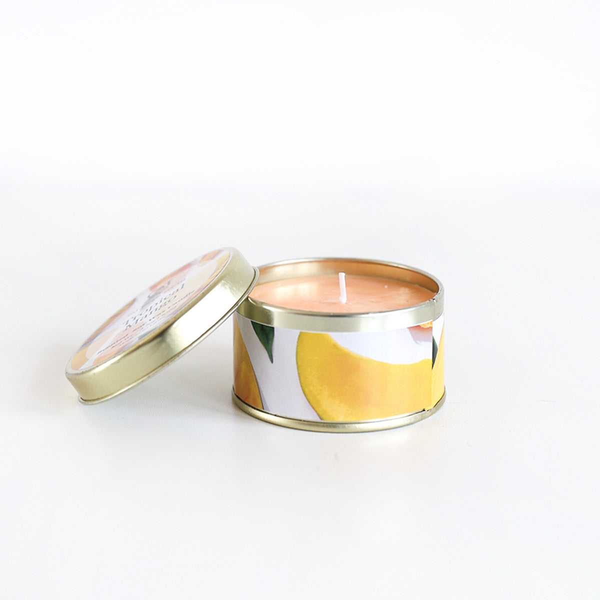 Tropical Mango Tin Candle