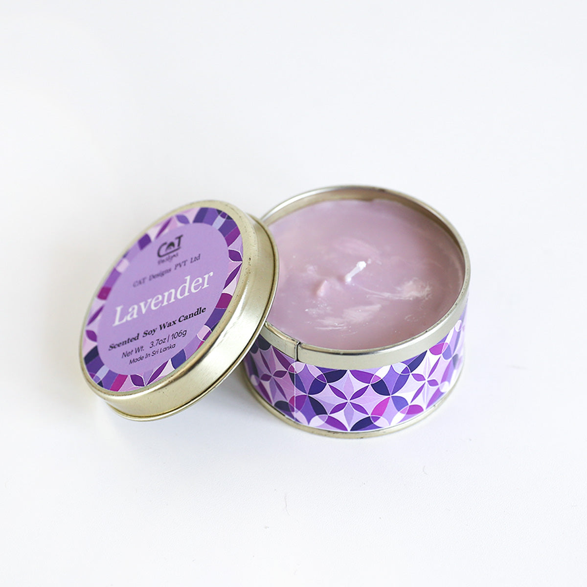 Lavender Tin Candle