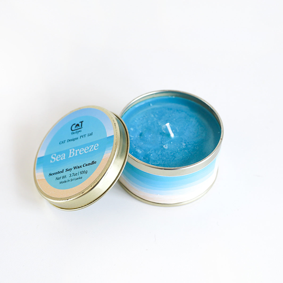 Sea Breeze Tin Candle