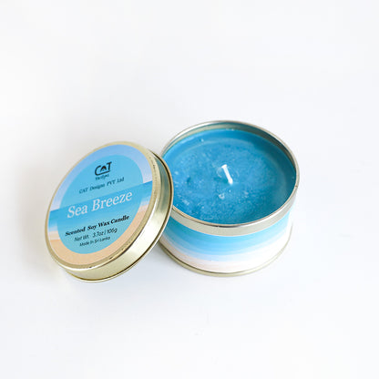 Sea Breeze Tin Candle