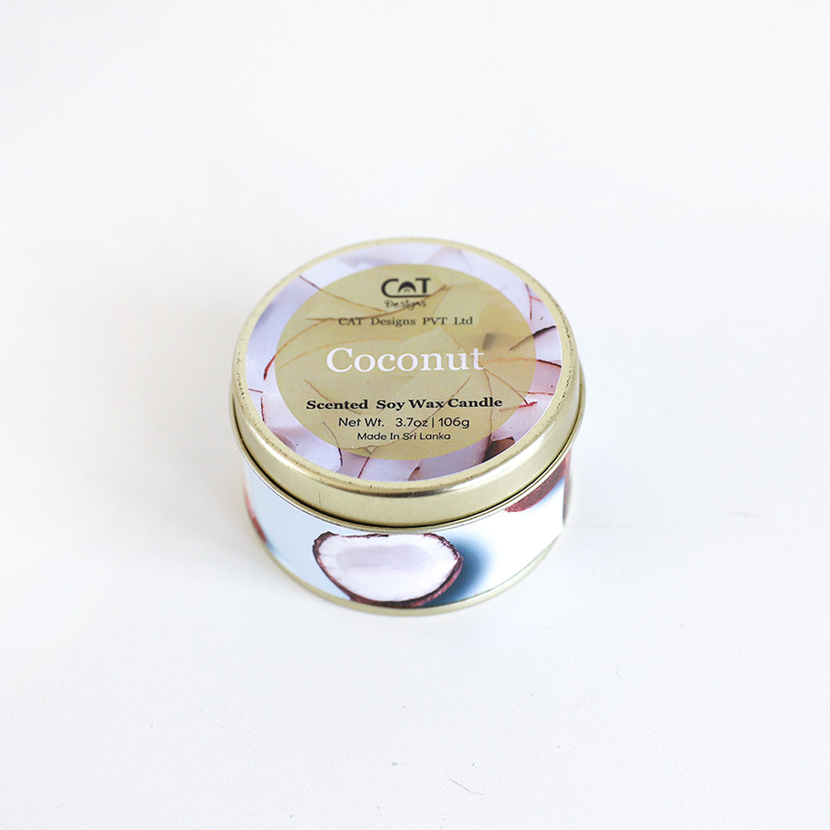 Coconut Tin Candle