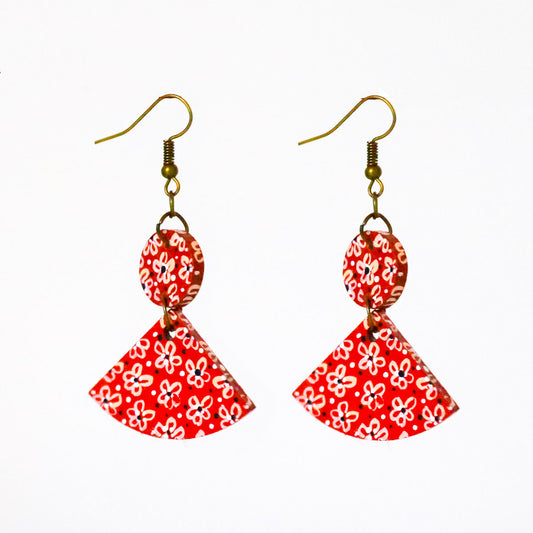 Garden Bloom Wooden Earring