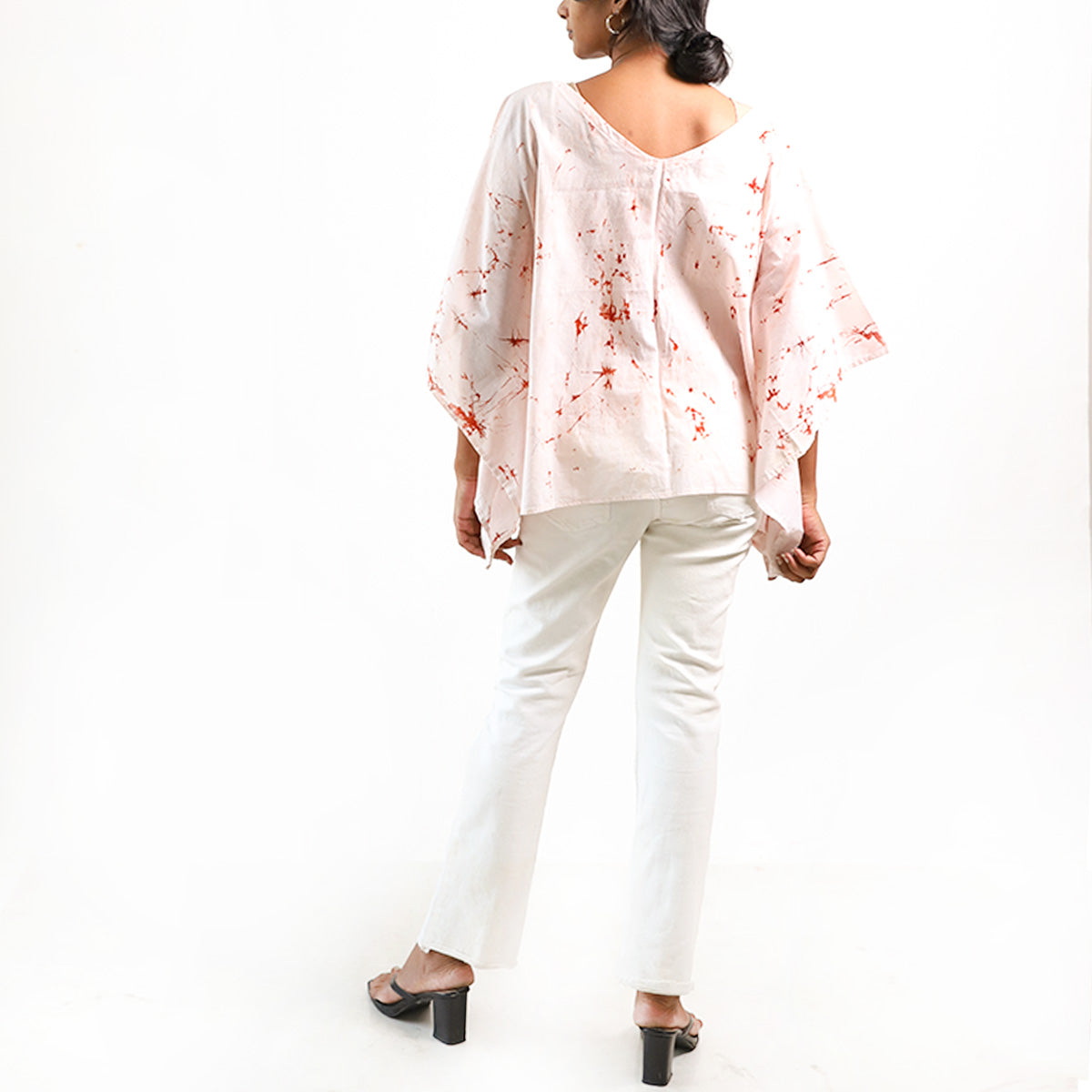 Manel Batik Poncho Top