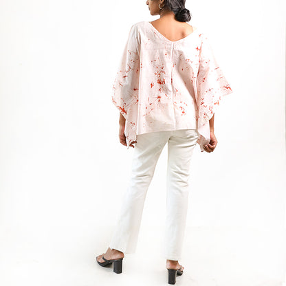 Manel Batik Poncho Top