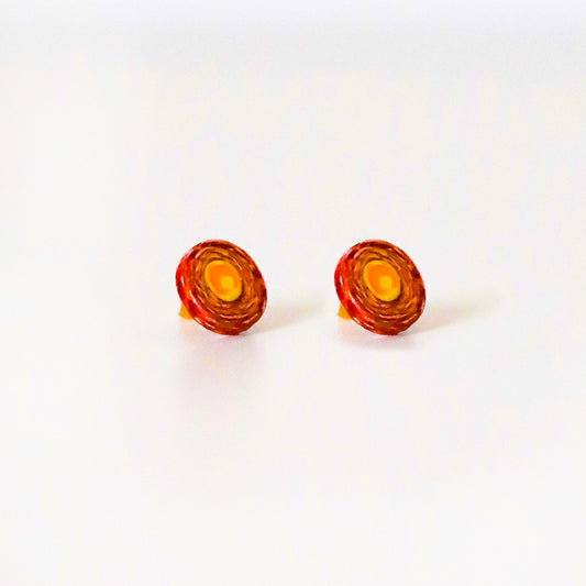 Crimson Gogh Earrings