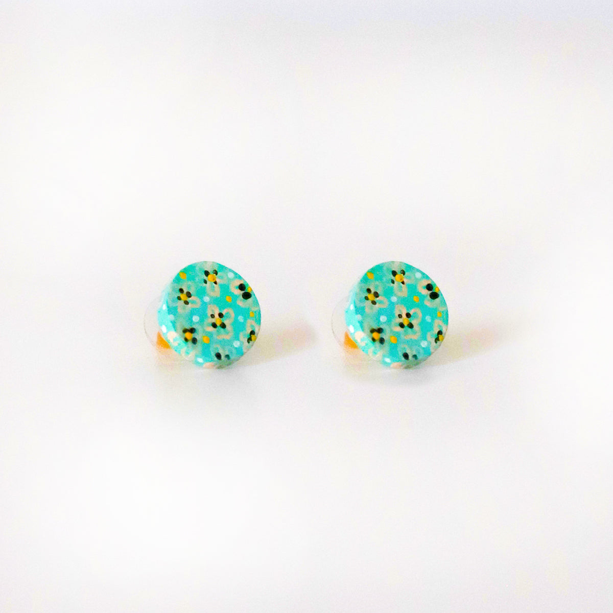 Turquoise Petal Earrings