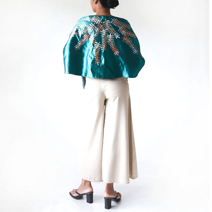 Emerald Glimmer Shawl