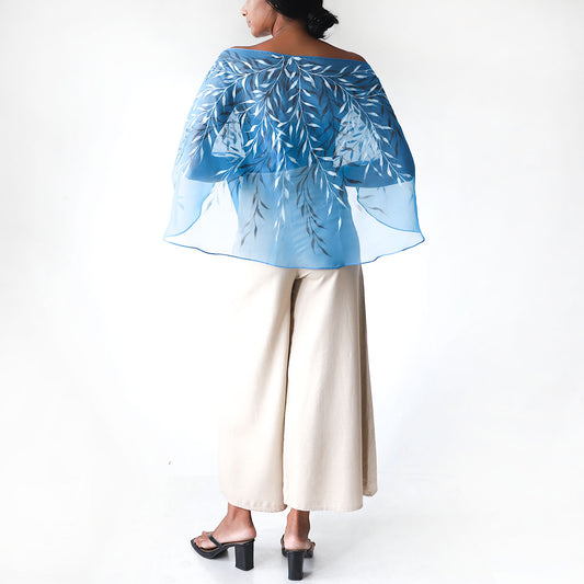 Midnight Leaves Shawl