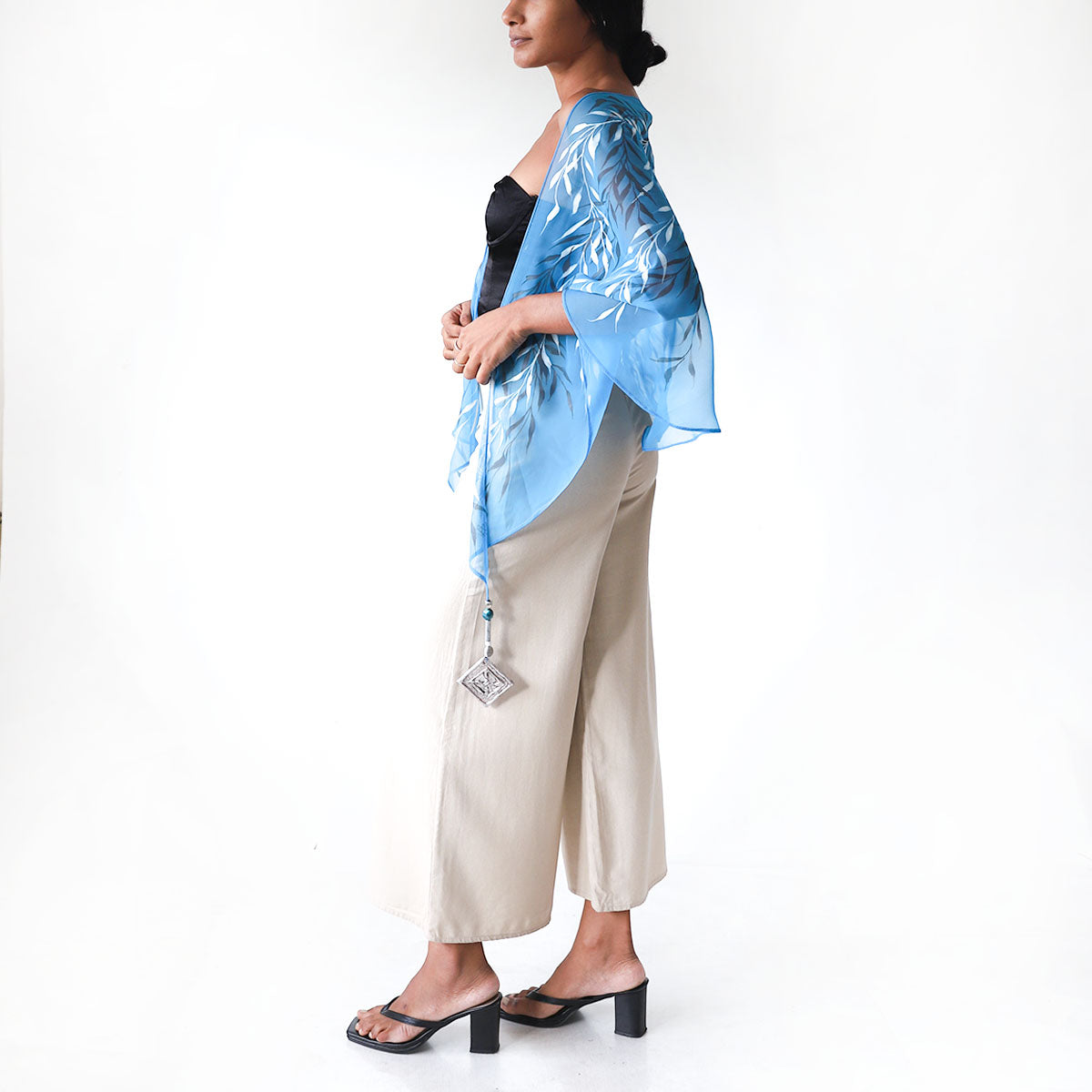 Midnight Leaves Shawl