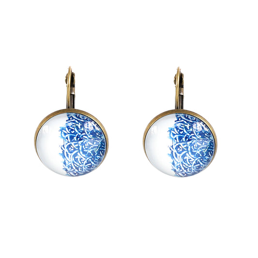 Ocean Porcelain Earrings