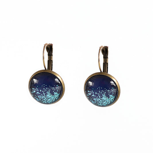 Sapphire Spark Earrings