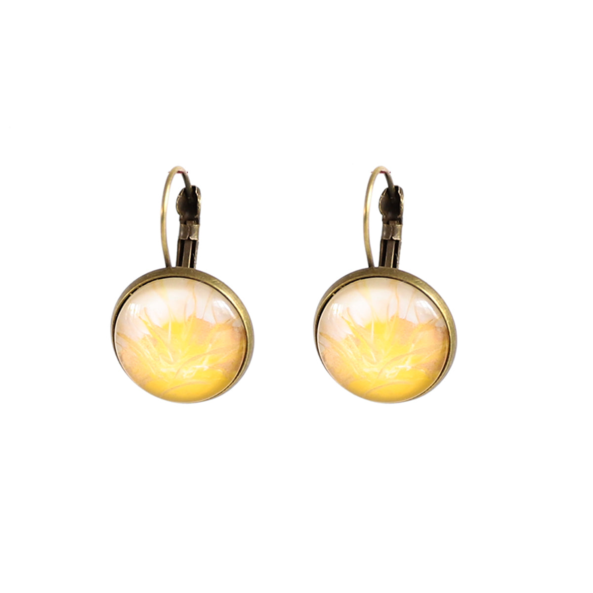 Golden Burst Earrings