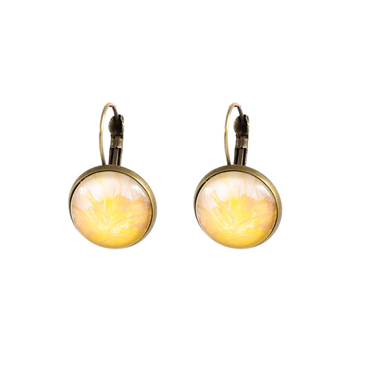 Golden Burst Earrings