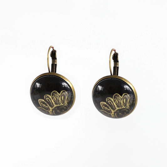 Noir Bloom Earrings