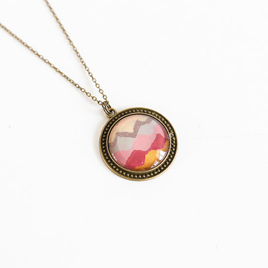 Pink Dune Necklace