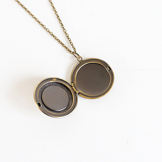 Secret Bloom Locket Necklace