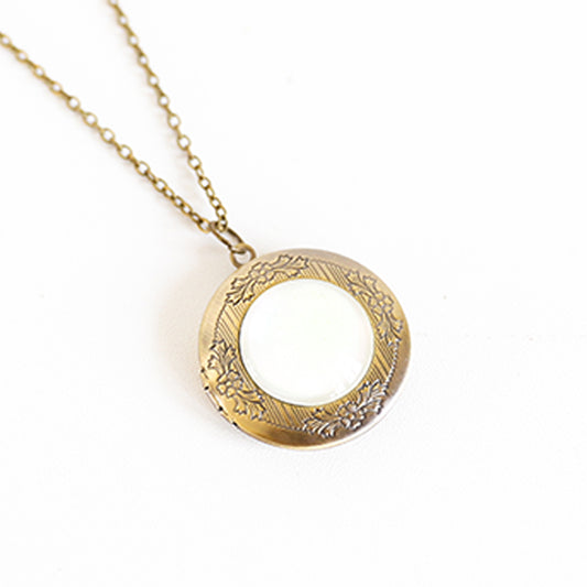 Secret Bloom Locket Necklace
