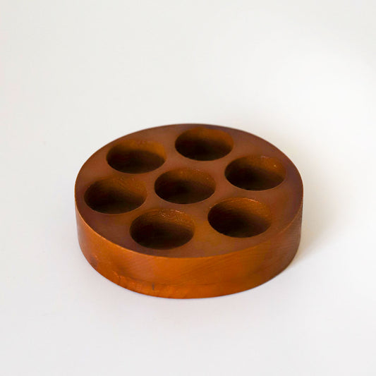 Wooden Round Egg Tray