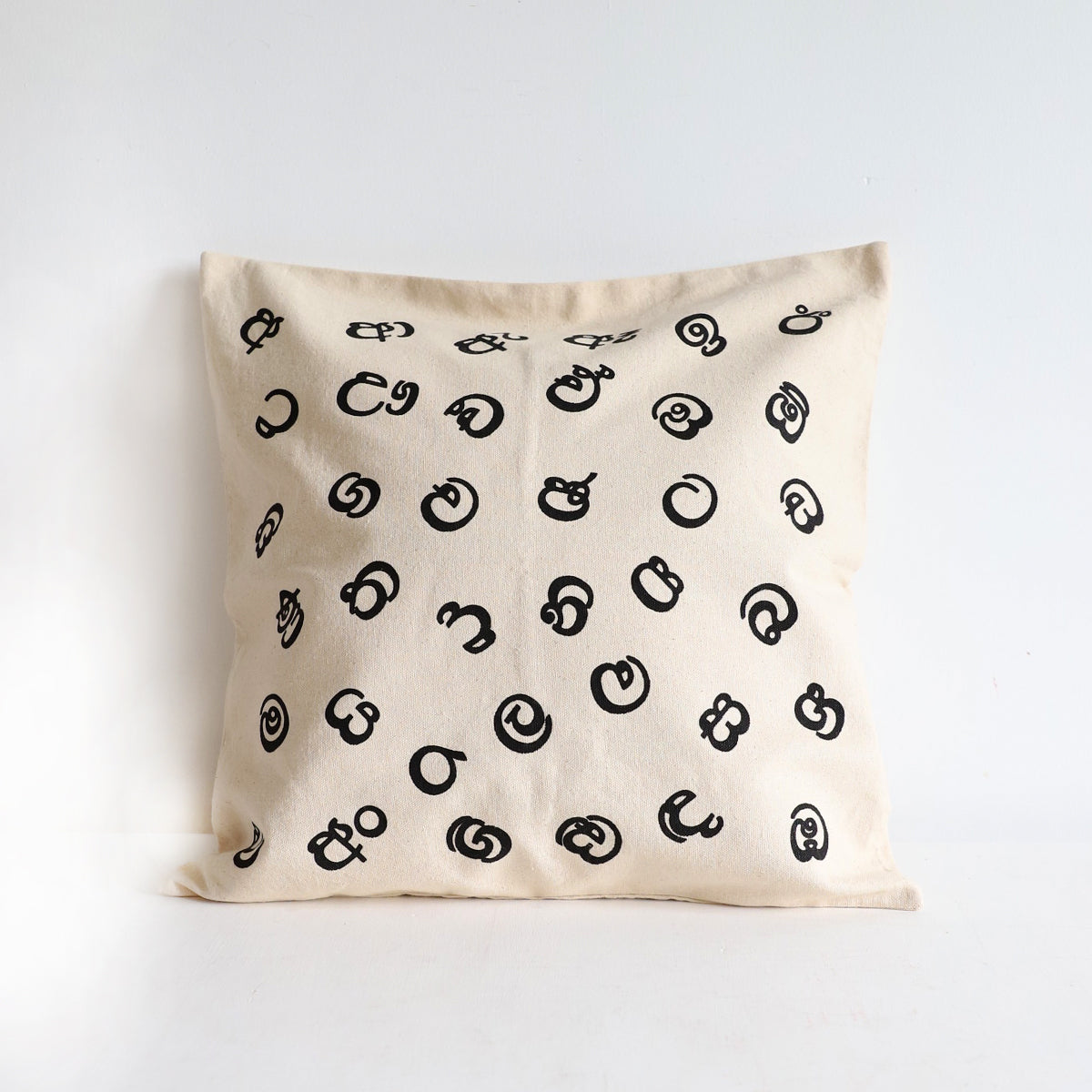 Scattered Sinhala Akuru Cushion Cover