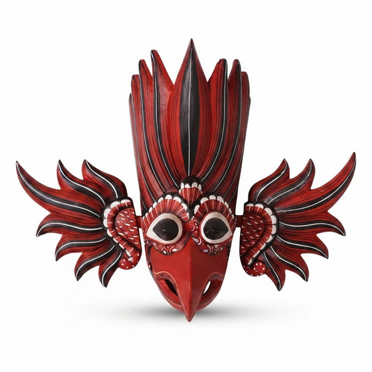 Red Gurulu Raksha Mask