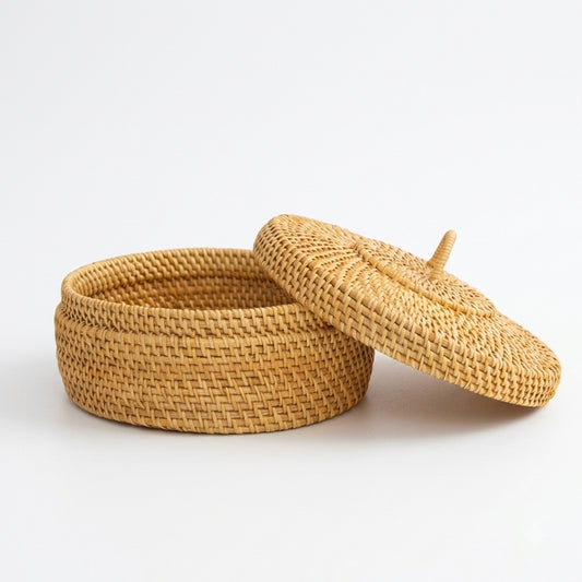 Gruha Sand Round Storage Box
