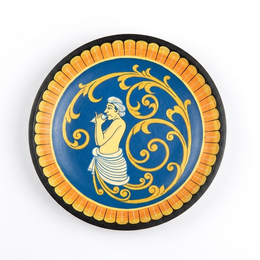Palace Trumpeter Wooden Decorative Plate