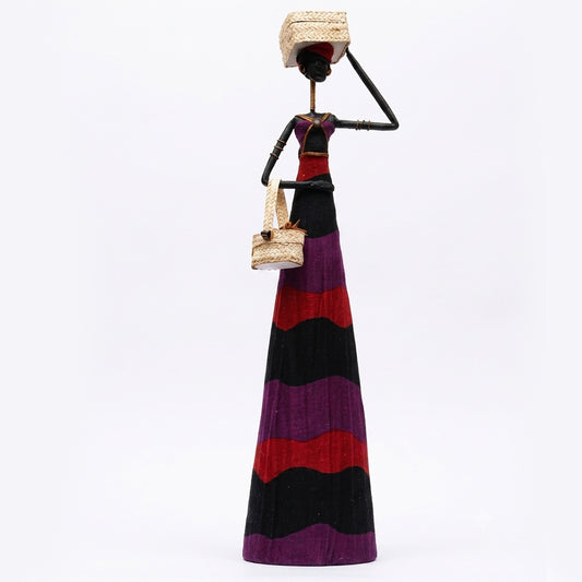 Flowy Dress Paper Figurine