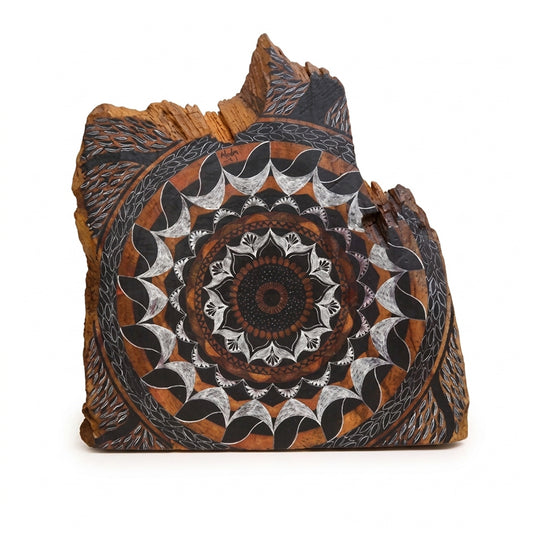 Leafy Mandala Art