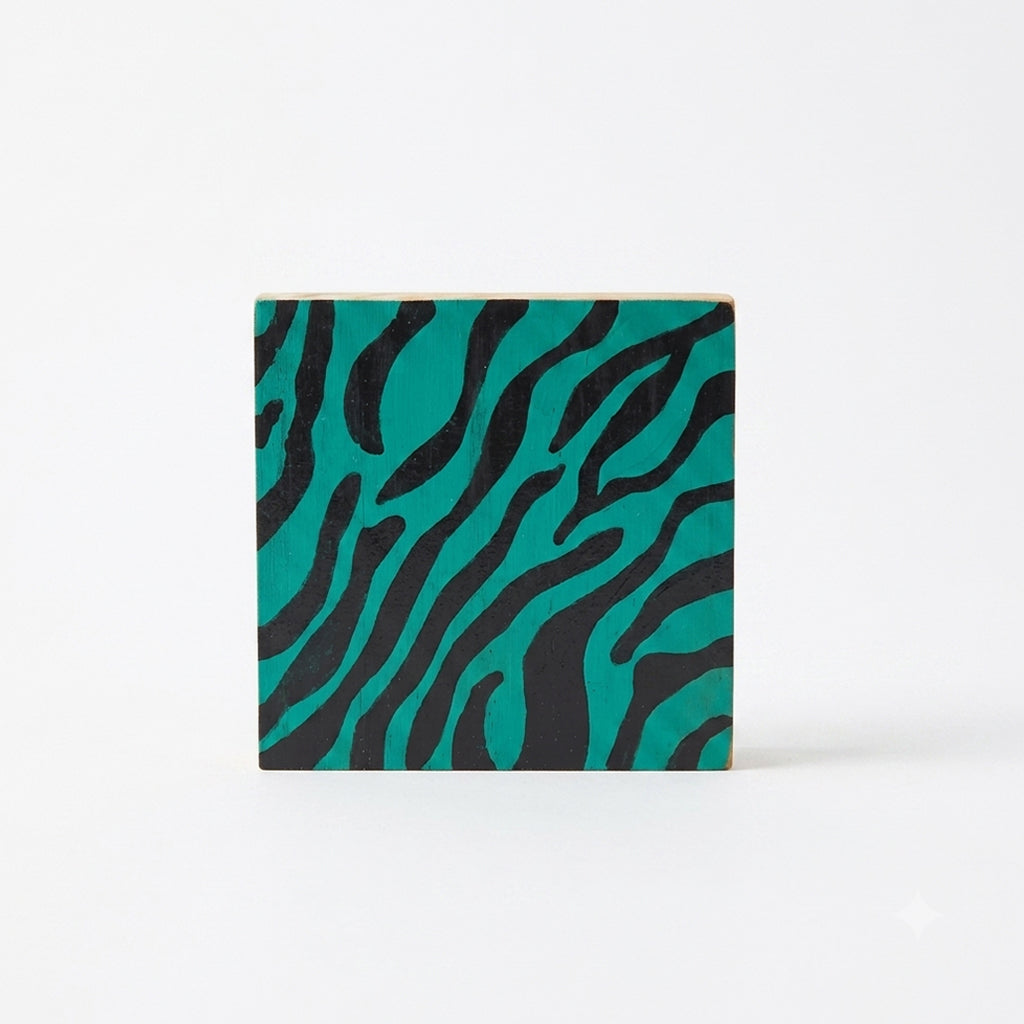 Turq Stripes Painting