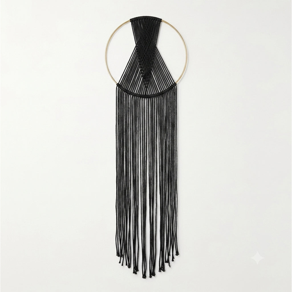 Black Panther Macrame Dream Catcher
