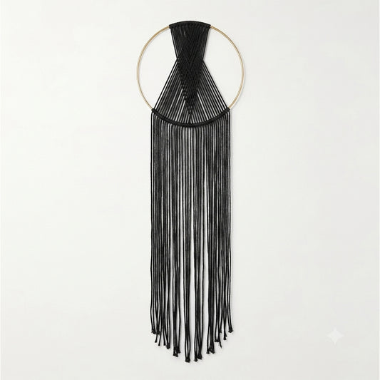 Black Panther Macrame Dream Catcher