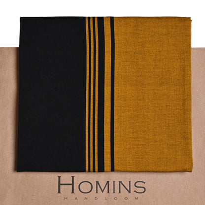 Black and Gold Handloom Sarong