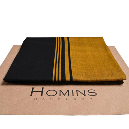 Black and Gold Handloom Sarong