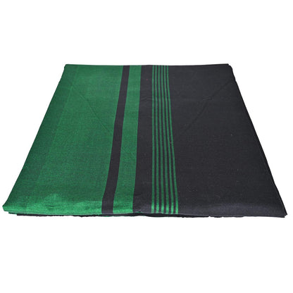 Black and Green Handloom Sarong