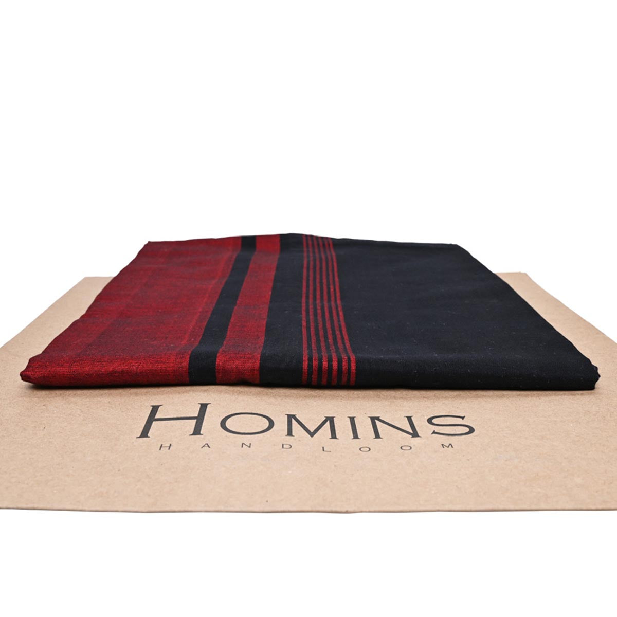 Black and Red Handloom Sarong