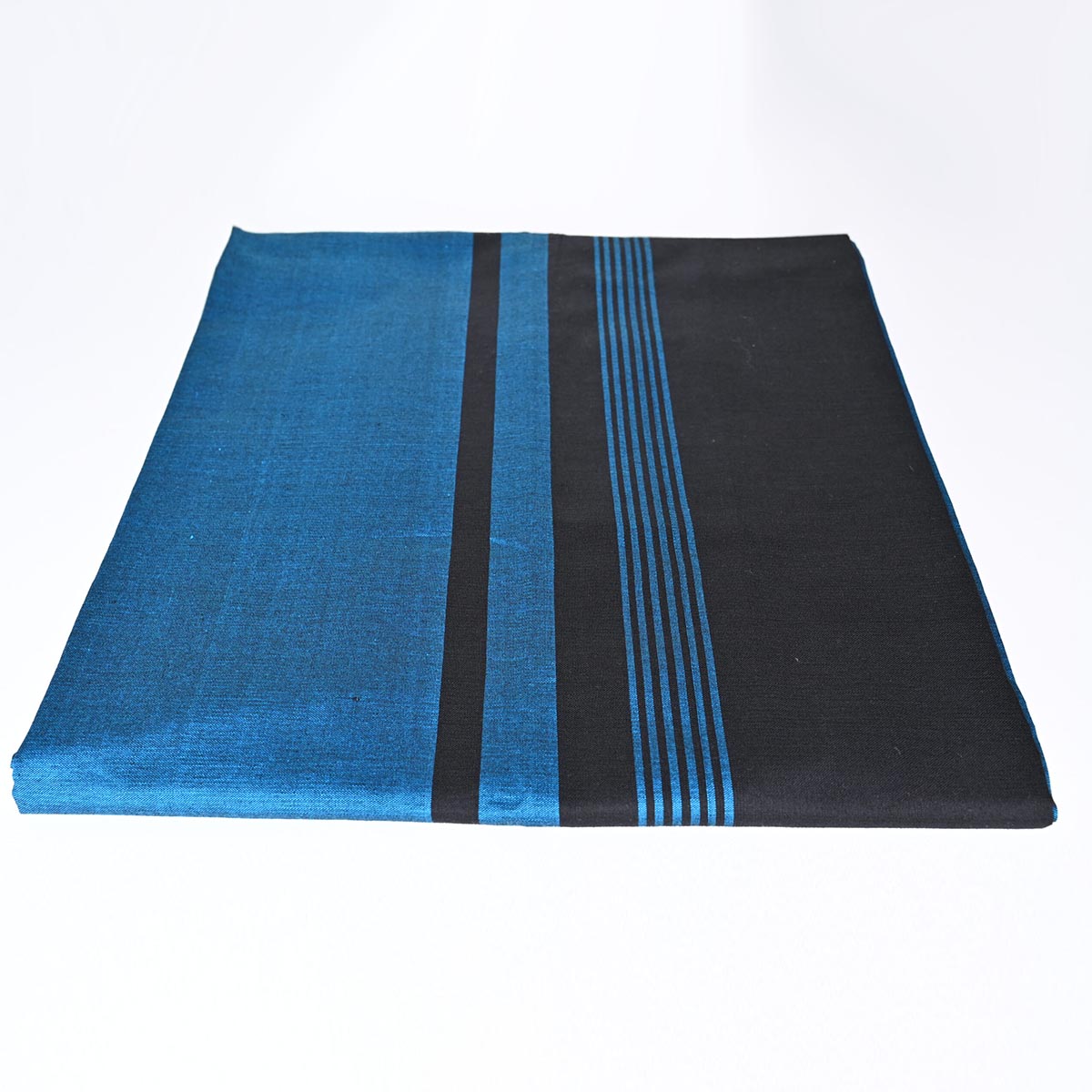 Black and Turquoise Handloom Sarong